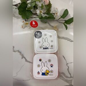 Miffy White Snack Containers